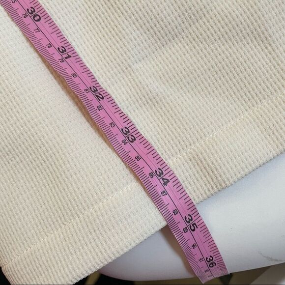 REBECCA MINKOFF IVORY SLEEVELESS SHIFT DRESS, Lace V neck details sz Medium - Picture 9 of 11